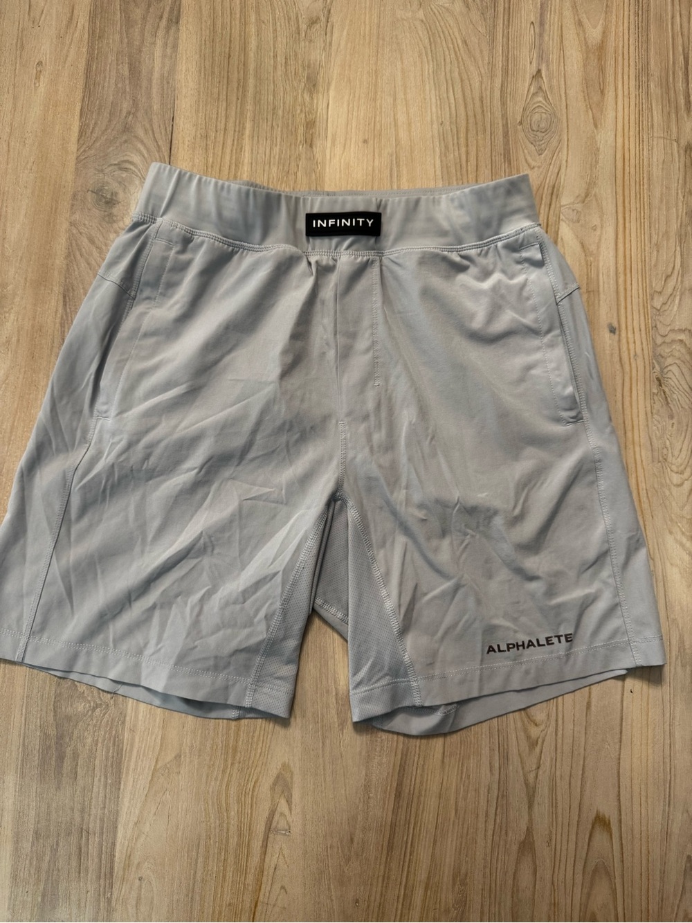 Alphalete Light Gray Men’s Athletic Shorts